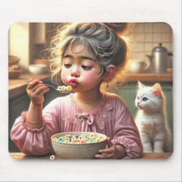 Little Girl Eating Cereal Musmatta