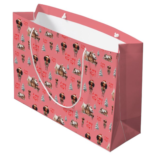 Little Girl Helgdag Gift Bag (Baksidan Vinklad)