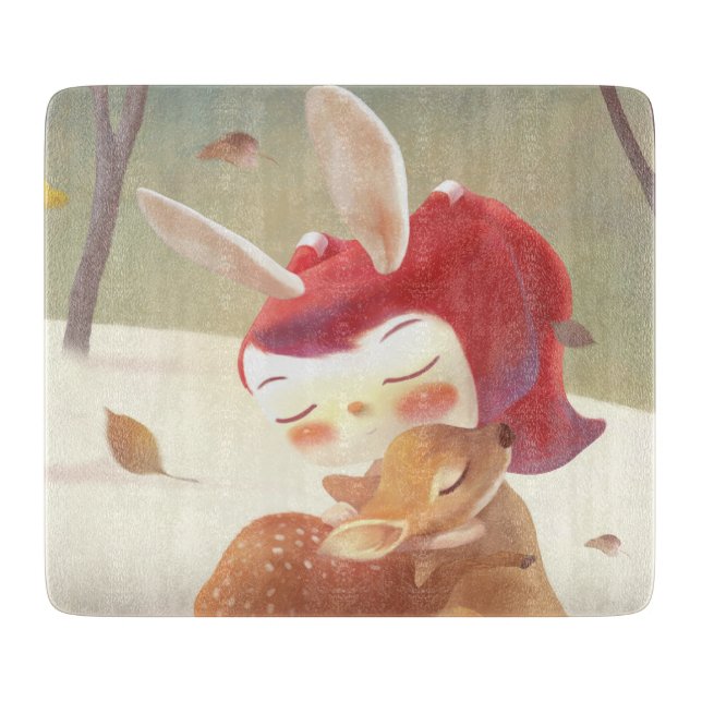 Little Girl Hugger Hjort (Framsidan)