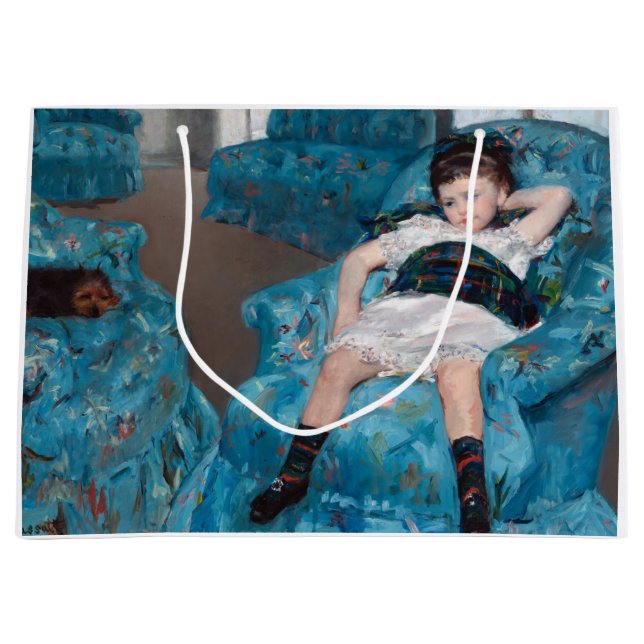 Little Girl in a Blue Armcourt, Cassatt (Framsidan)