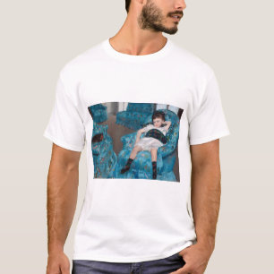 Little Girl in a Blue Armcourt, Cassatt T Shirt