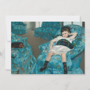 Little Girl in a Blue Armstol Mary Cassatt