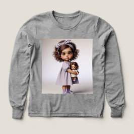 Little Girl in a Lavender Dress, av Natasha Us T Shirt