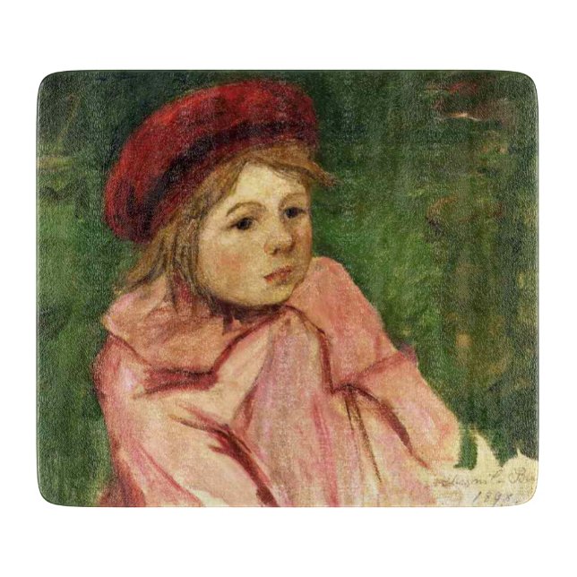 Little Girl in a Red Beret (Framsidan)