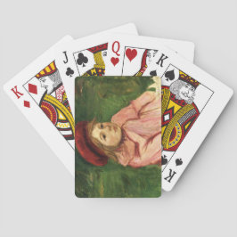 Little Girl in a Red Beret Casinokort