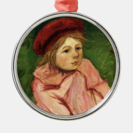 Little Girl in a Red Beret Julgransprydnad Metall