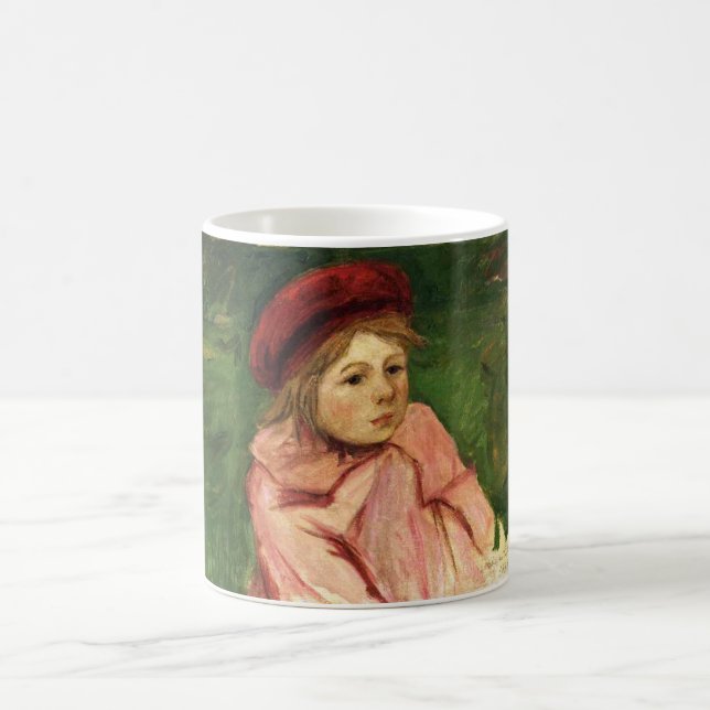 Little Girl in a Red Beret Kaffemugg (Center)