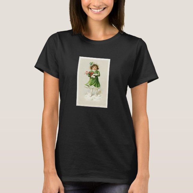 Little Girl in Winter T-shirt (Framsida)