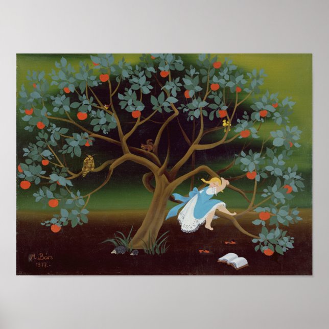 Little Girl på Dreams Träd Poster (Framsidan)