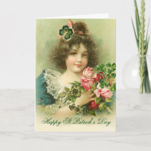 Little Girl Ro ,Shamrocks /Old Irish Bluting Kort