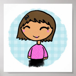 Little Girl Skriv ut Poster