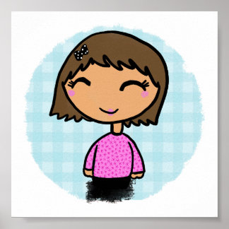 Little Girl Skriv ut Poster