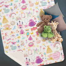 Little Girl Söt Princess Fairy Tale Mönster