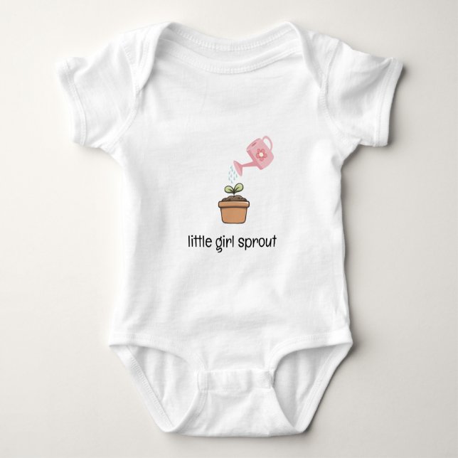 Little Girl Sprout T Shirt (Framsida)