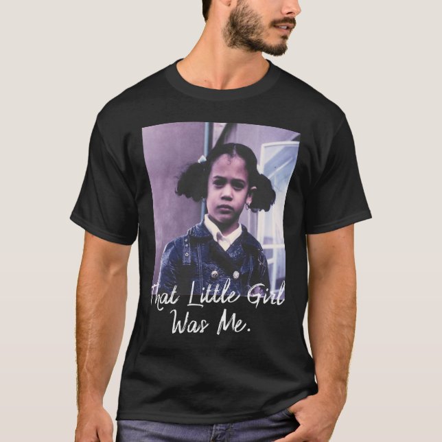Little Girl var Me T Shirt Kamala Harris 2020 (Framsida)
