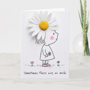 Little Girl with a White Daisy Kort