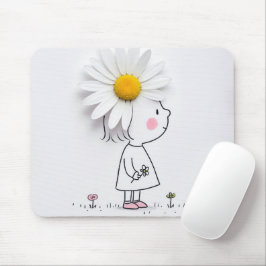 Little Girl with a White Daisy Musmatta