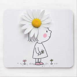 Little Girl with a White Daisy Musmatta