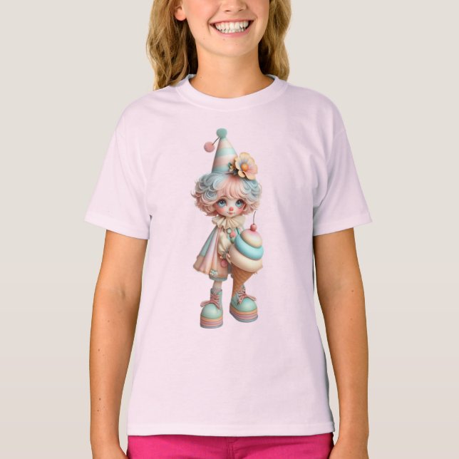 Little Girl with Ice Cream T Shirt (Framsida)