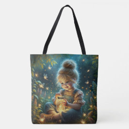 Little Girl with Lightning Kryp Tygkasse