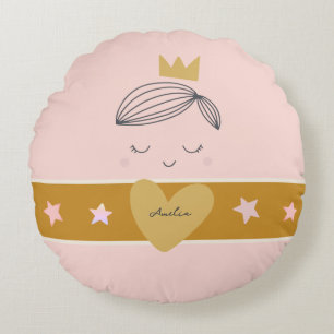 Little Girls Boho Primrose Princess Rund Kudde