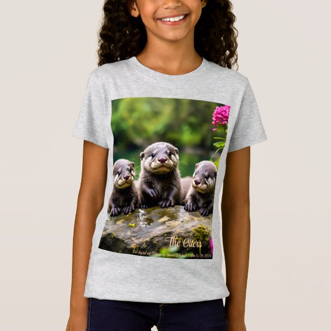 Little Girls Shirt by James Michael Miller T Shirt (Framsida)