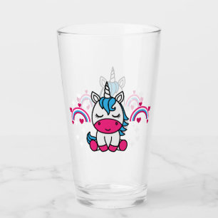 Little Girls Unicorn Pony Glaskopp