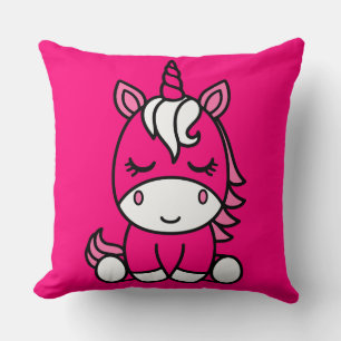 Little Girls Unicorn Pony Kudde