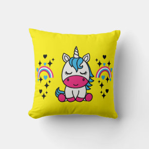 Little Girls Unicorn Pony Kudde