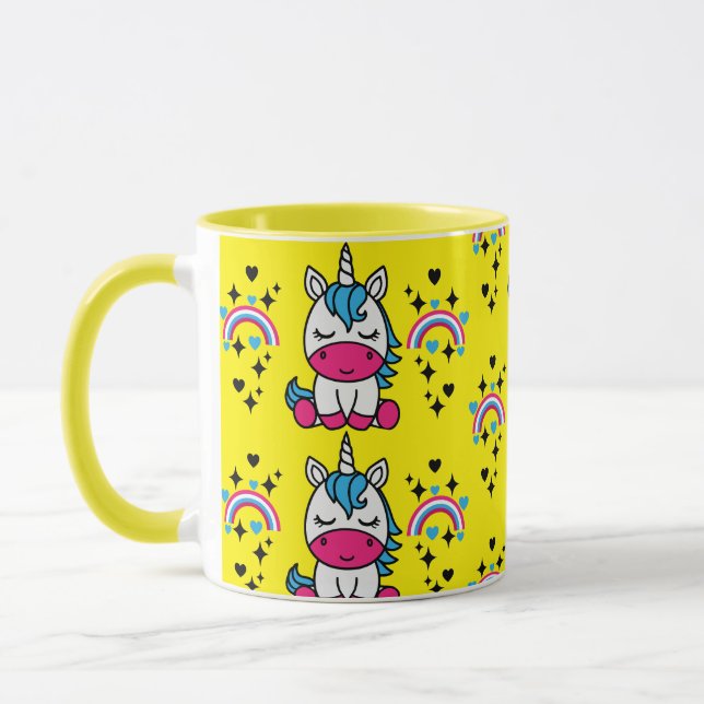 Little Girls Unicorn Pony Mugg (Vänster)