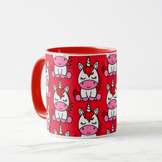 Little Girls Unicorn Pony Mugg (Framsida vänster)
