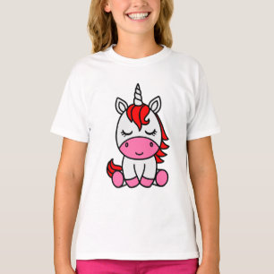 Little Girls Unicorn Pony T Shirt
