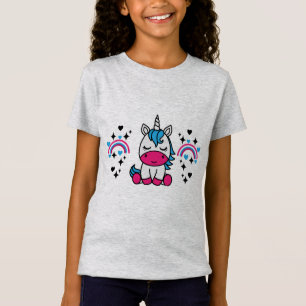 Little Girls Unicorn Pony T Shirt