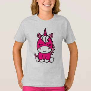 Little Girls Unicorn Pony T Shirt