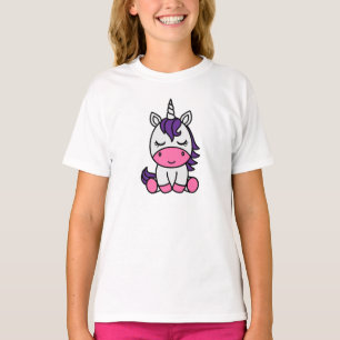 Little Girls Unicorn Pony T Shirt