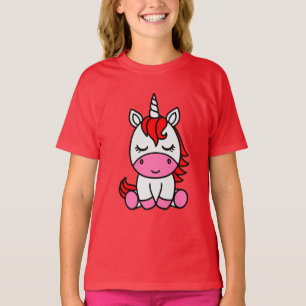 Little Girls Unicorn Pony T Shirt