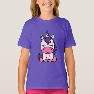 Little Girls Unicorn Pony T Shirt
