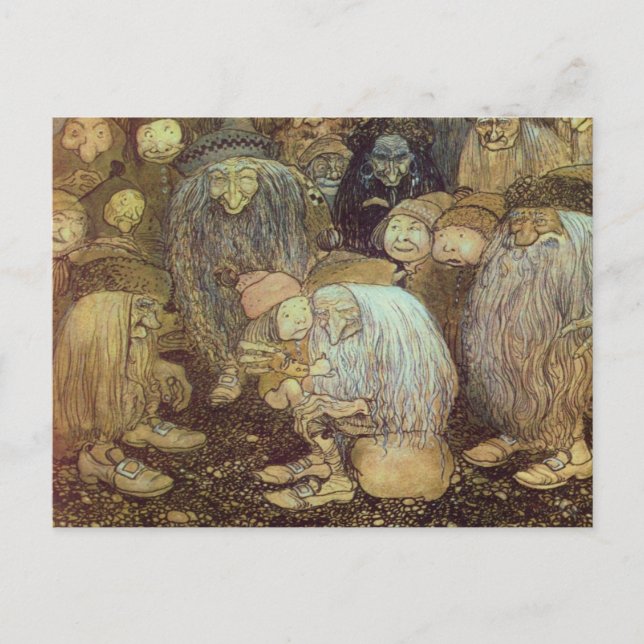 Little Gnome Boy Vykort (Framsida)