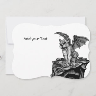 Little Golem Gargoyle Julkort