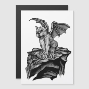 Little Golem Gargoyle Magnetic Card