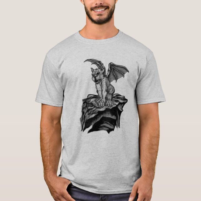 Little Golem Gargoyle T Shirt (Framsida)