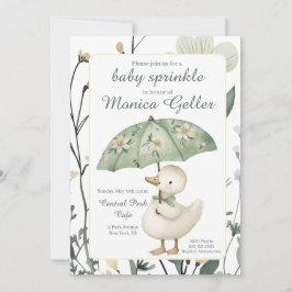 Little Goose Baby Sprinkle Invitation Inbjudningar