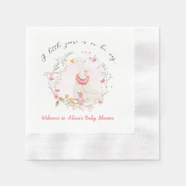 Little Goose Flicka Papper Napkins Pappersservett