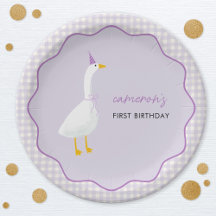 Little Goose Gingham First 1st Birthday