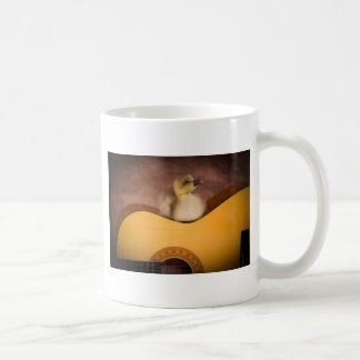 little goose on a guitar kaffemugg