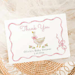 Little Goose Rosa Bow Flicka Shower Tack Kort