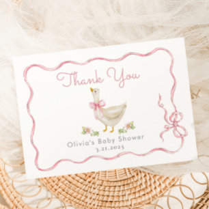 Little Goose Rosa Bow Flicka Shower Tack Kort