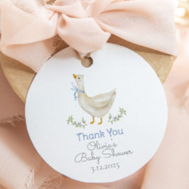 Little Goose water Baby Shower Tack Gåvor Etiketter