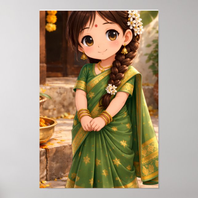 Little Grace in Green Poster (Framsidan)