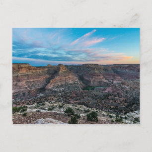 Little Grand Canyon Sunset - Wedge Overlook - Utah Vykort